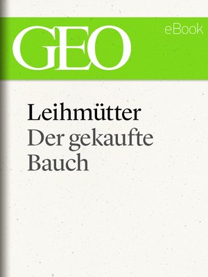 cover image of Leihmütter